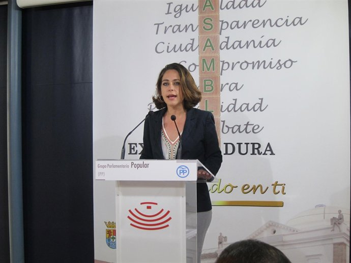 María de los Ángeles Muñoz en la valoración de los datos de paro