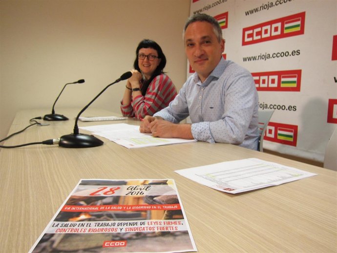 Ruano y Alcalde de CCOO presentan propuestas prevención riesgos