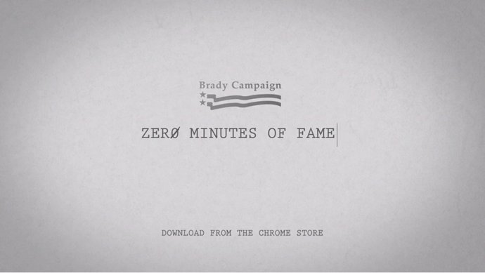 Campaña Brady Cero minutos de fama a los asesinos de masas