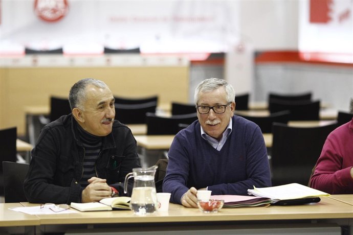 Ignacio Fernández Toxo y Pepe Álvarez