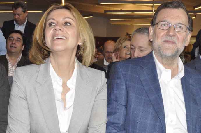 Dolores de Cospedal y Mariano Rajoy