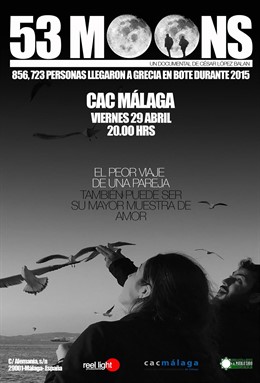 Cartel de la presentación de 53 Moons