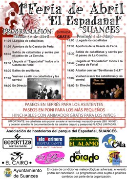 Cartel de la feria de abril