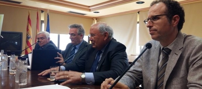 Clausura de la asamblea de la Comunidad de Riegos del Alto Aragón