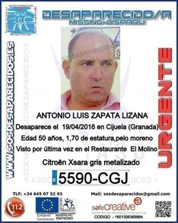 Desaparecido en Cijuela