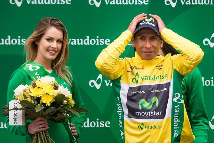 Nairo Quintana, líder del Tour de Romandía