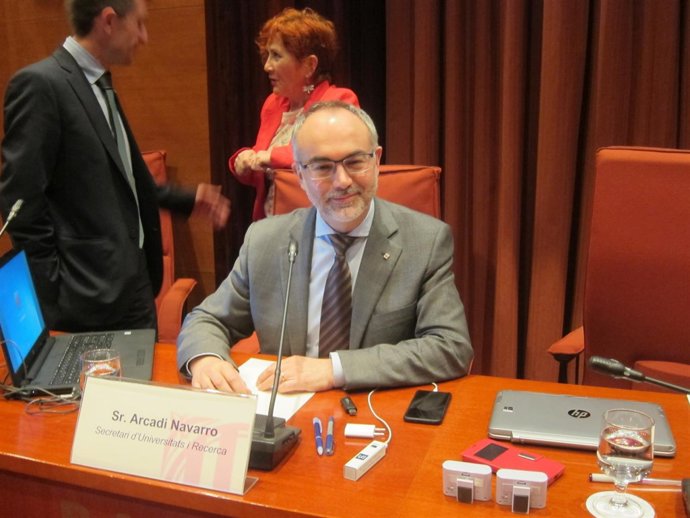El secretario de Universidades Arcadi Navarro
