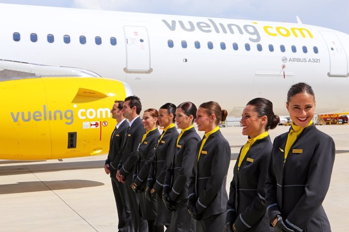 Tripulantes de cabina de Vueling