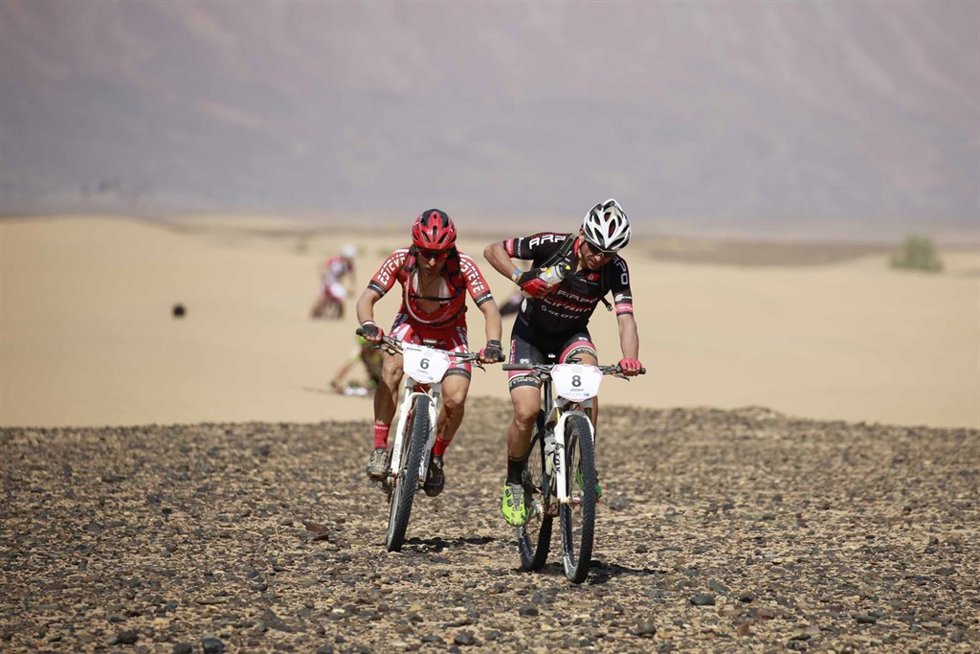 Betalú en la Titan Desert de 2016
