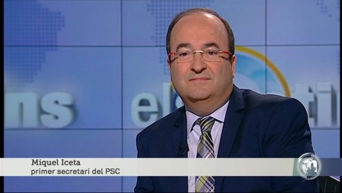 El primer secretario del PSC, Miquel Iceta