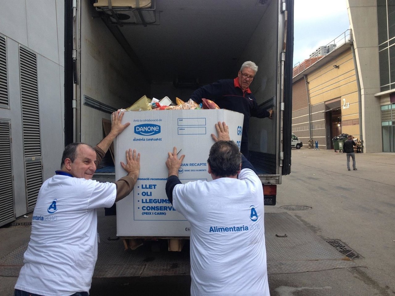 Alimentaria dona al Banc dels Aliments casi 31 toneladas