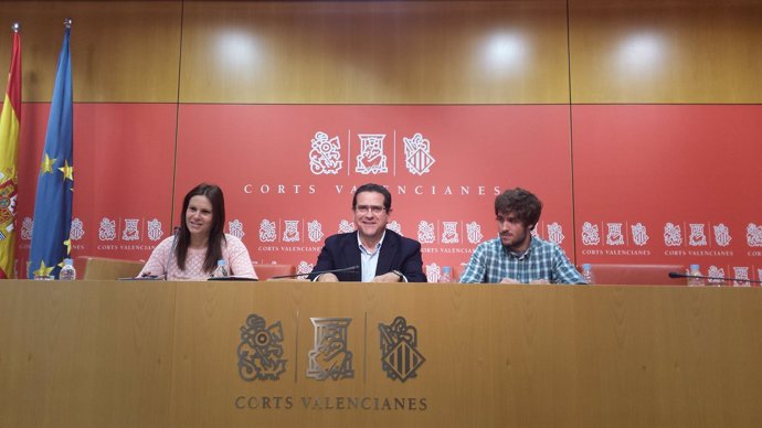 Beatriz Gascó, Jorge Bellver y Juan Carlos Caballero