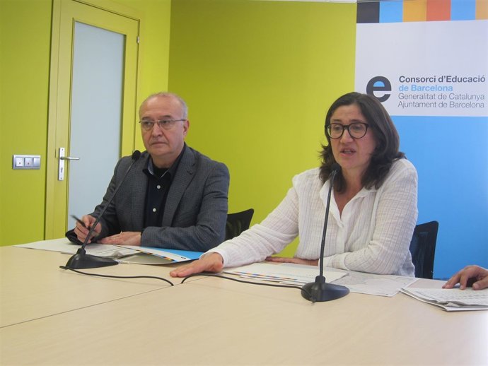 José Antonio Martín y Mercè Massa (Consorci d'Educació)