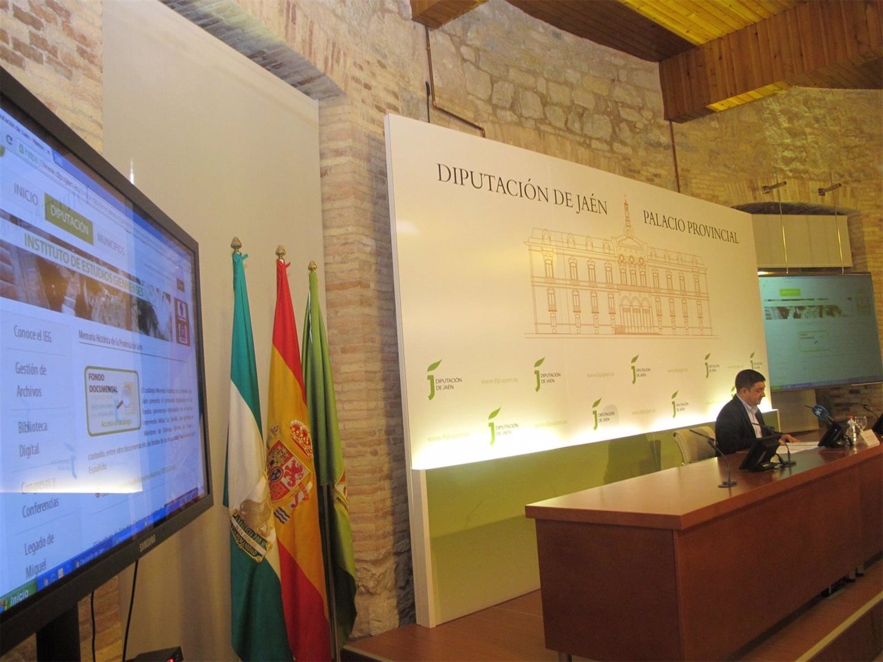 Presentación del portal de Memoria Histórica de la Diputación de Jaén.