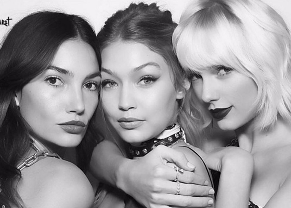 Lilya Dirdge, Gigi Hadid y Taylor Swift/ Instagram