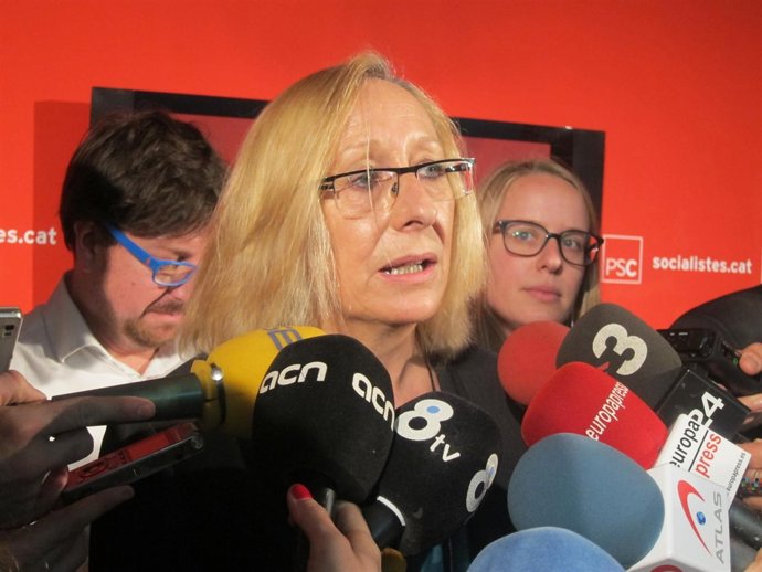 La secretaria de Organización del PSC, Assumpta Escarp