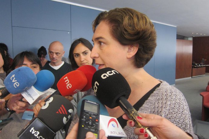 La alcaldesa de Barcelona, Ada Colau