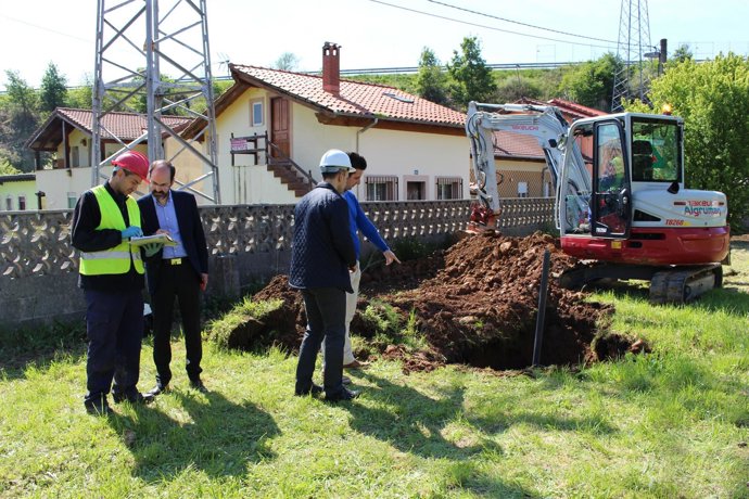 Urraca Casal supervisa los trabajos