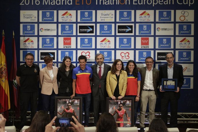 Presentación del Triatlón de Madrid 2016