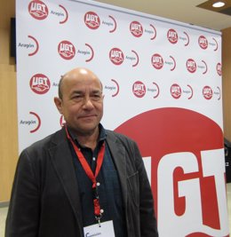 El secretario general de UGT-Aragón, Daniel Alastuey.