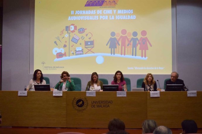 Elena Ruiz en las Jornadas de Cine y Medios Audiovisuales por la Igualdad