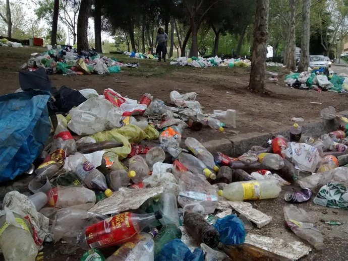 Residuos generados en la fiesta