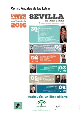 Actividades del Centro Andaluz de las Letras en la Feria del Libro de Sevilla