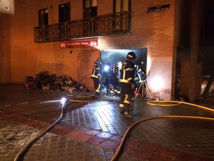 Explosión en cervecería de San Blas, Madrid
