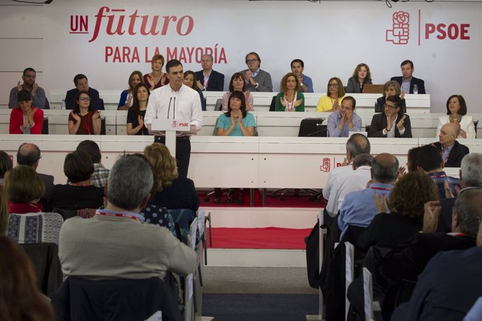 Francina Armengol en el Comité Federal del PSOE