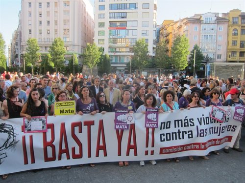 Concentración contra la violencia de género
