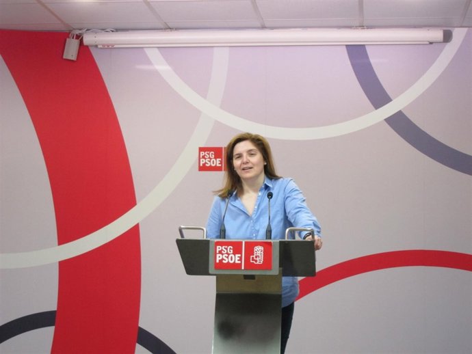 Pilar Cancela en rueda de prensa