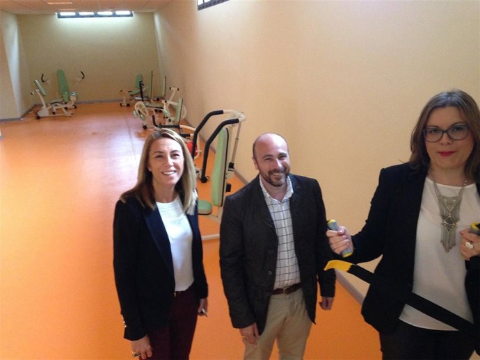 Visita del diputado de Empleo de Jaén a Santiago de Calatrava