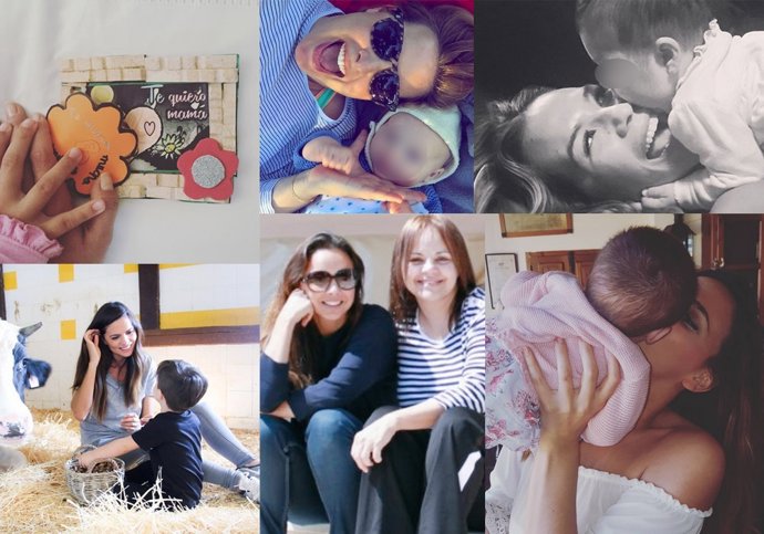 ¡Feliz Día De La Madre! Paula Echevarría, Irene Rosales, Tamara Gorro Y Más...