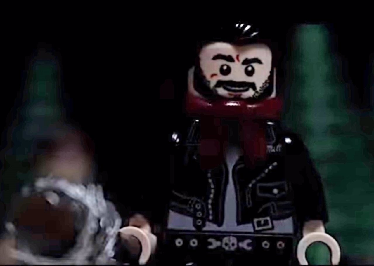 Negan convertido en una figura LEGO de The Walking Dead