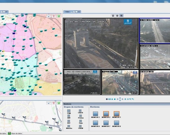 Tecnología de Indra para videovigilancia de tráfico