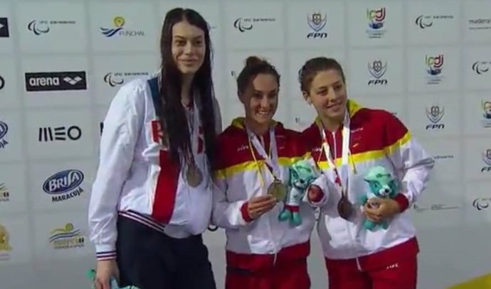 España, seis medallas en Funchal, Europeo de natación paralímpica