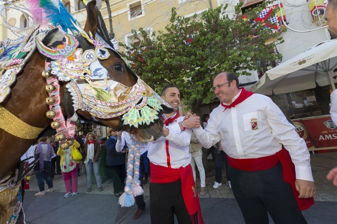 Pedro Antonio Sánchez en las fiestas de la Santísima y Vera Cruz de Caravaca