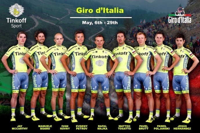 Selección del Giro para el Tinkoff