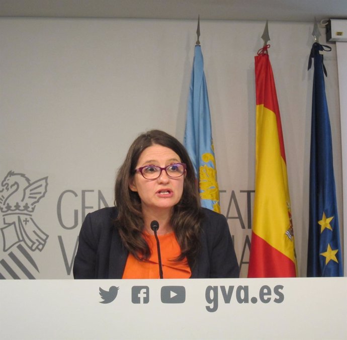 La vicepresidenta y portavoz del Consell, Mónica Oltra