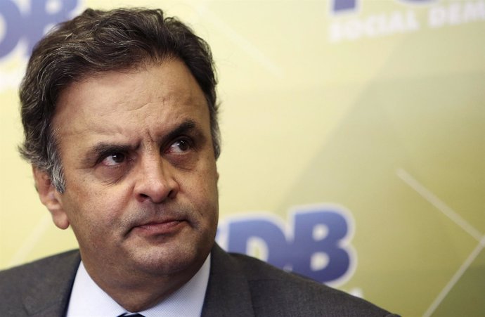 El senador brasileño Aécio Neves, miembro del PSDB