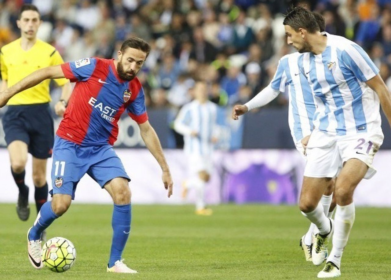 El Levante baja a Segunda en Málaga 