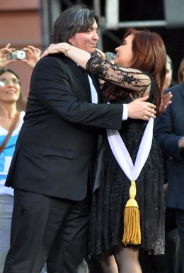 Máximo Kirchner, hijo de la presidenta de Argentina