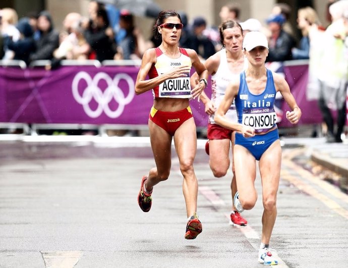 Alessandra Aguilar maratón Juegos Olímpicos Londres