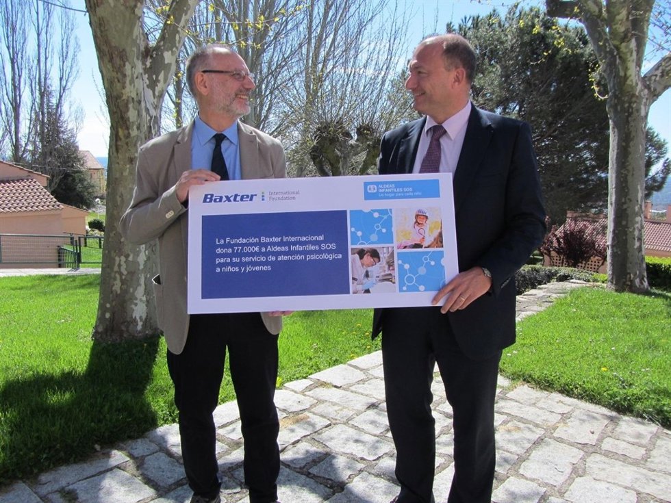 Fundación Baxter Internacional dona 77.000 euros a Aldeas Infantiles SOS
