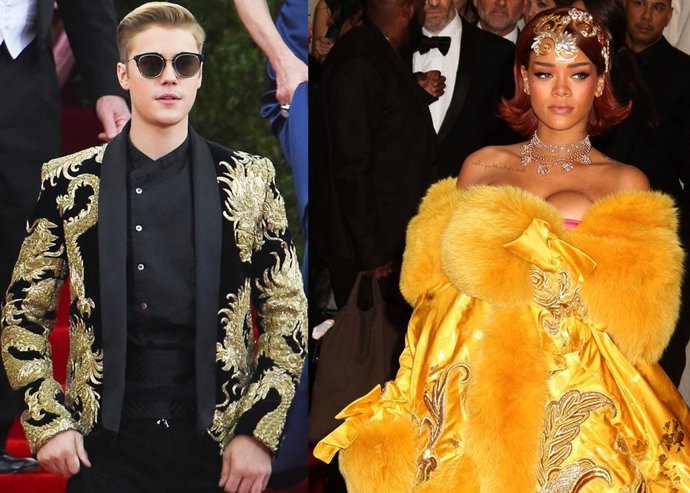 Justin Bieber y Rihanna Gala Met 2015/ Cordon Press