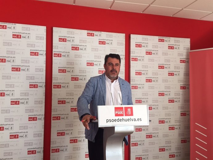 El secretario de Organización del PSOE de Huelva, Jesús Ferrera. 
