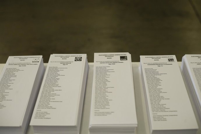 Recursos de elecciones generales 2015, Congreso, Cortes Generales, Parlamento