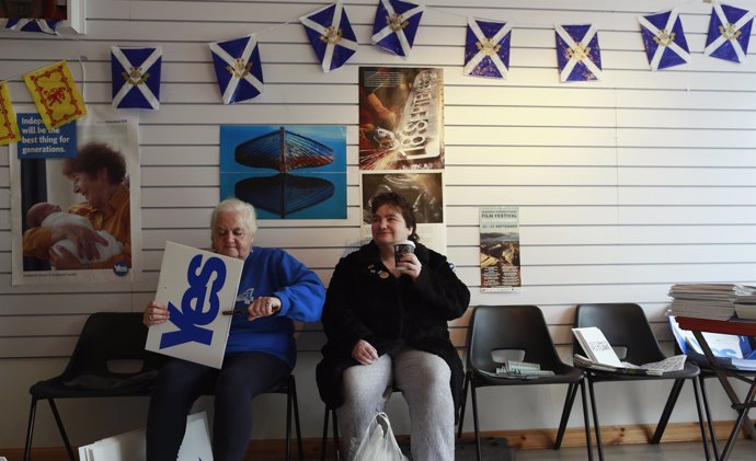 Ciudadanos a favor de la independencia de Escocia