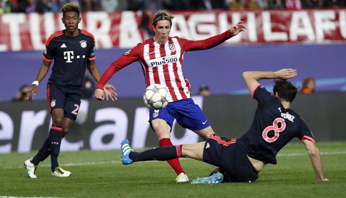 Fernando Torres en el Atlético Madrid - Bayern Munich