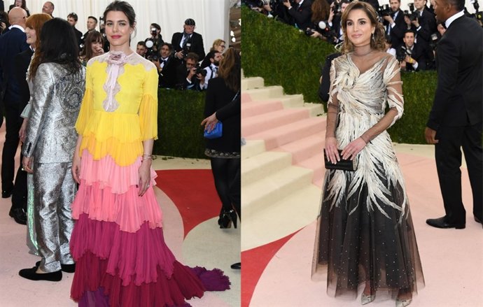 Rania y Carlota Casiraghi, no son las únicas royals que se colaron en el MET